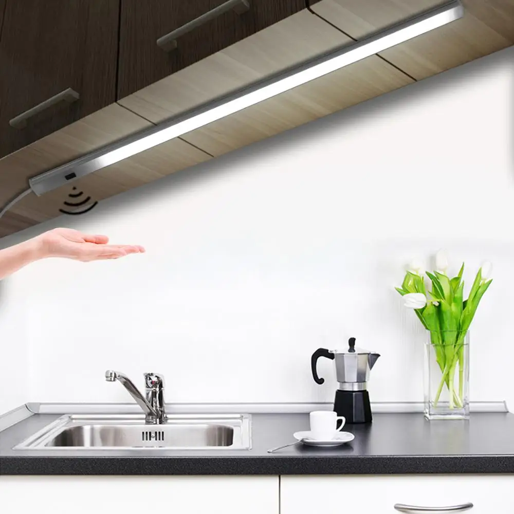Aluminium Profile Light Bar LEDs 30cm 40cm 50cm Indoor Lighting Kitchen Closet Lamp Christmas Decor Backlight Lights For Wall