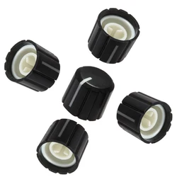 10PCS ABS For KY-040 360 Degrees Potentiometer Rotary Encoder Half Shaft Hole Caps Knob Brick Sensor Switch 6mm