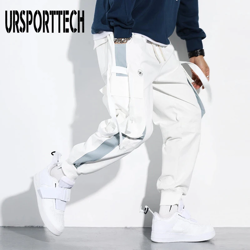 Streetwear Pockets Boys Men\'s Jogger Pants Hip Hop Sweatpants Joggers Trousers Tactical Mens Pants Cargo Harem Pants Men Clothes