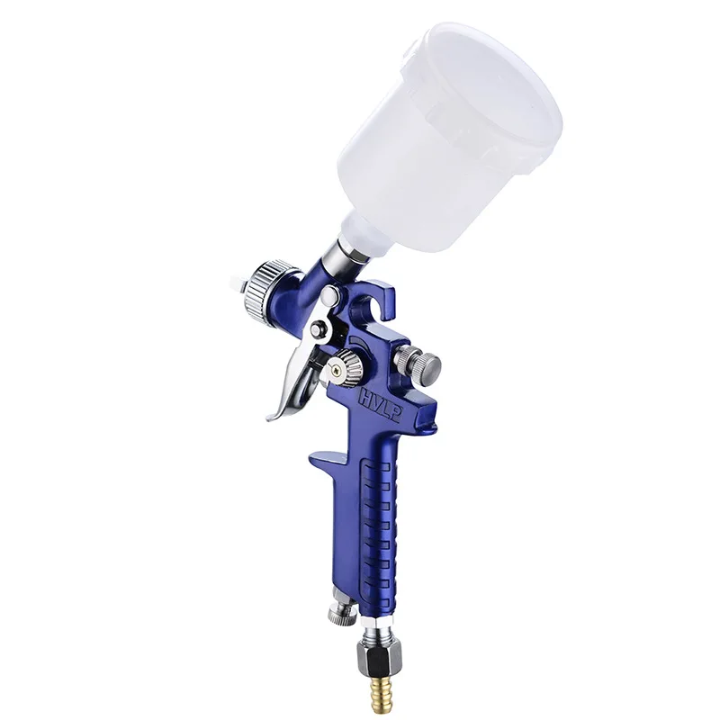 PISTOLA DE PULVERIZACIÓN HVLP para pintura de coche, miniaerógrafo profesional de 0,5mm/0,8mm/1,0mm, con boquilla H-2000