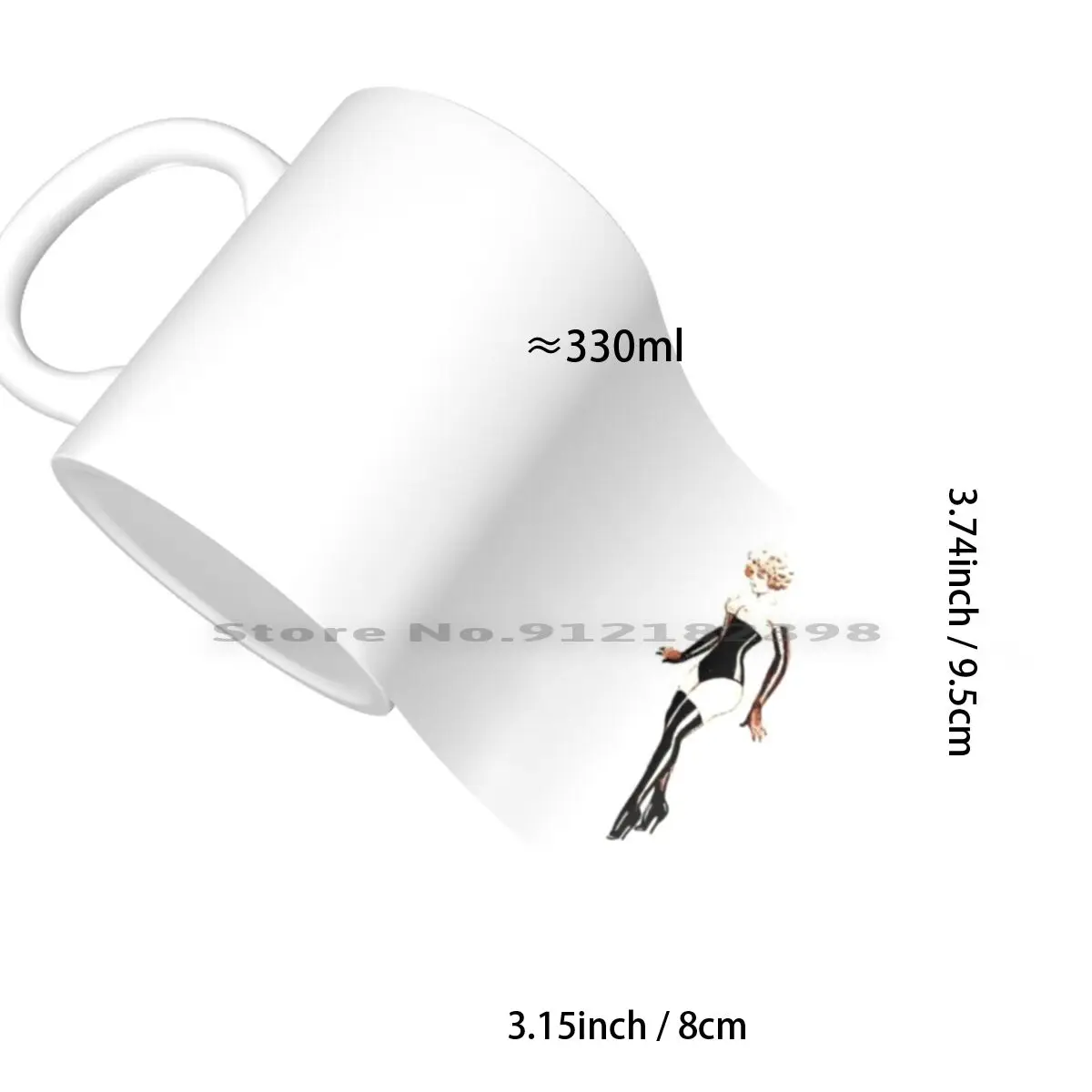 Corset Ceramic Mugs Coffee Cups Milk Tea Mug Corset Bdsm Bondage Leather Trash Sleaze Smut Sexplotiation Mens Magazine Adult