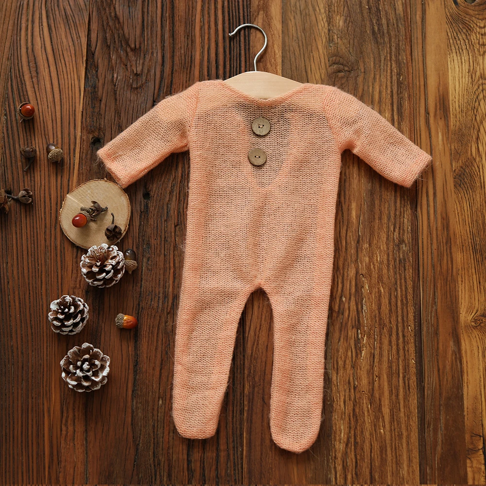 Newborn Photography Props Mohair Elasticity soft Romper Clothes for Boy Baby Girls Shooting Outfit Studio Accessories