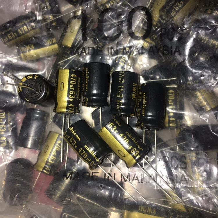 50pcs/Lot Original Japan nichicon KW series audio Aluminum electrolytic capacitors KW upgraded version Free shipping