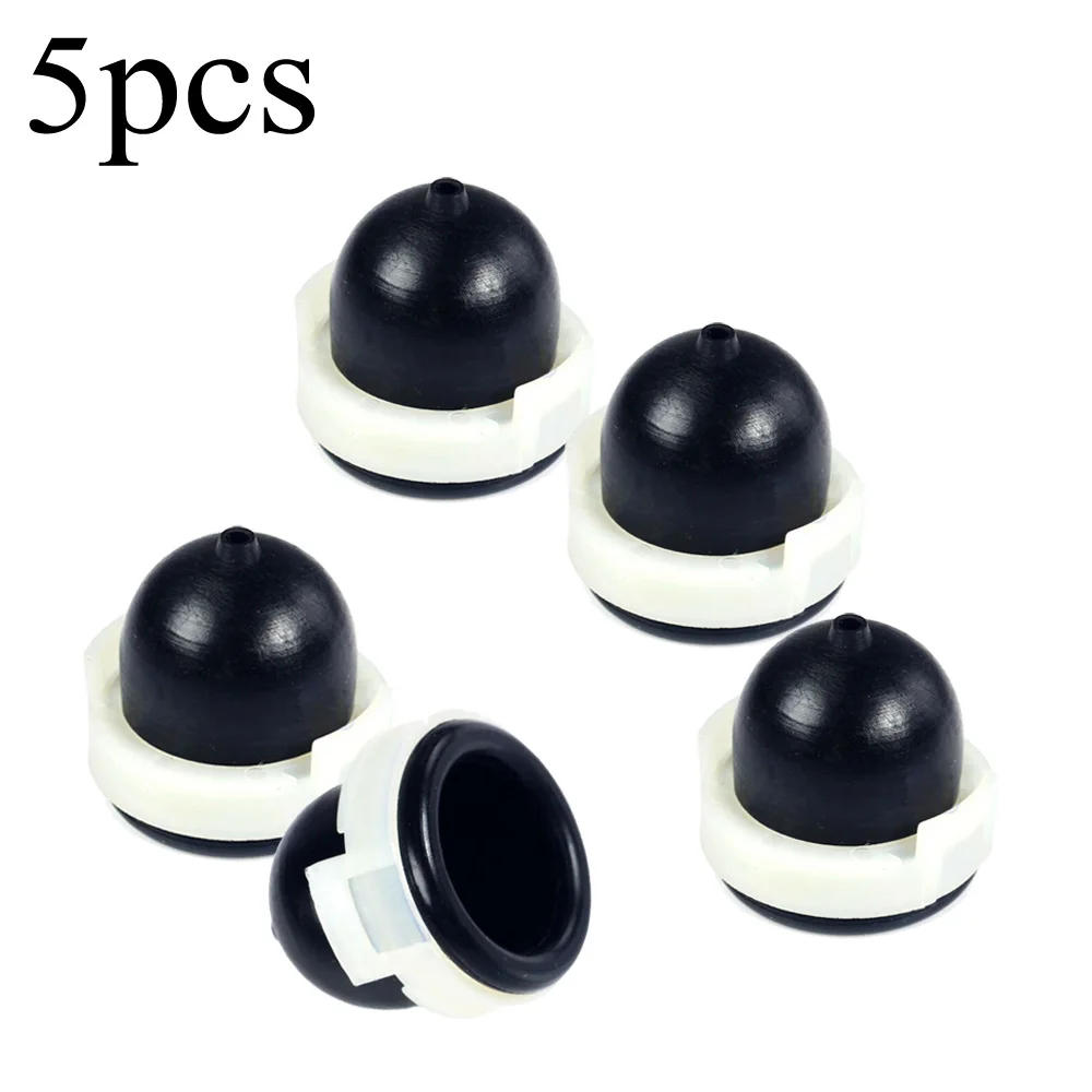 Primer Bulb Kit Tool 5pcs Replacement 496115 135700 YG Black White Carburetors Oil Primer Bulb Pump Cup For Briggs /Stratton New