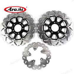 Arashi 1 Set CNC Floating Front Rear Brake Disc Rotor For SUZUKI GSF BANDIT S 600 2000-2004 GSF600 2000 2001 2002 2003 2004