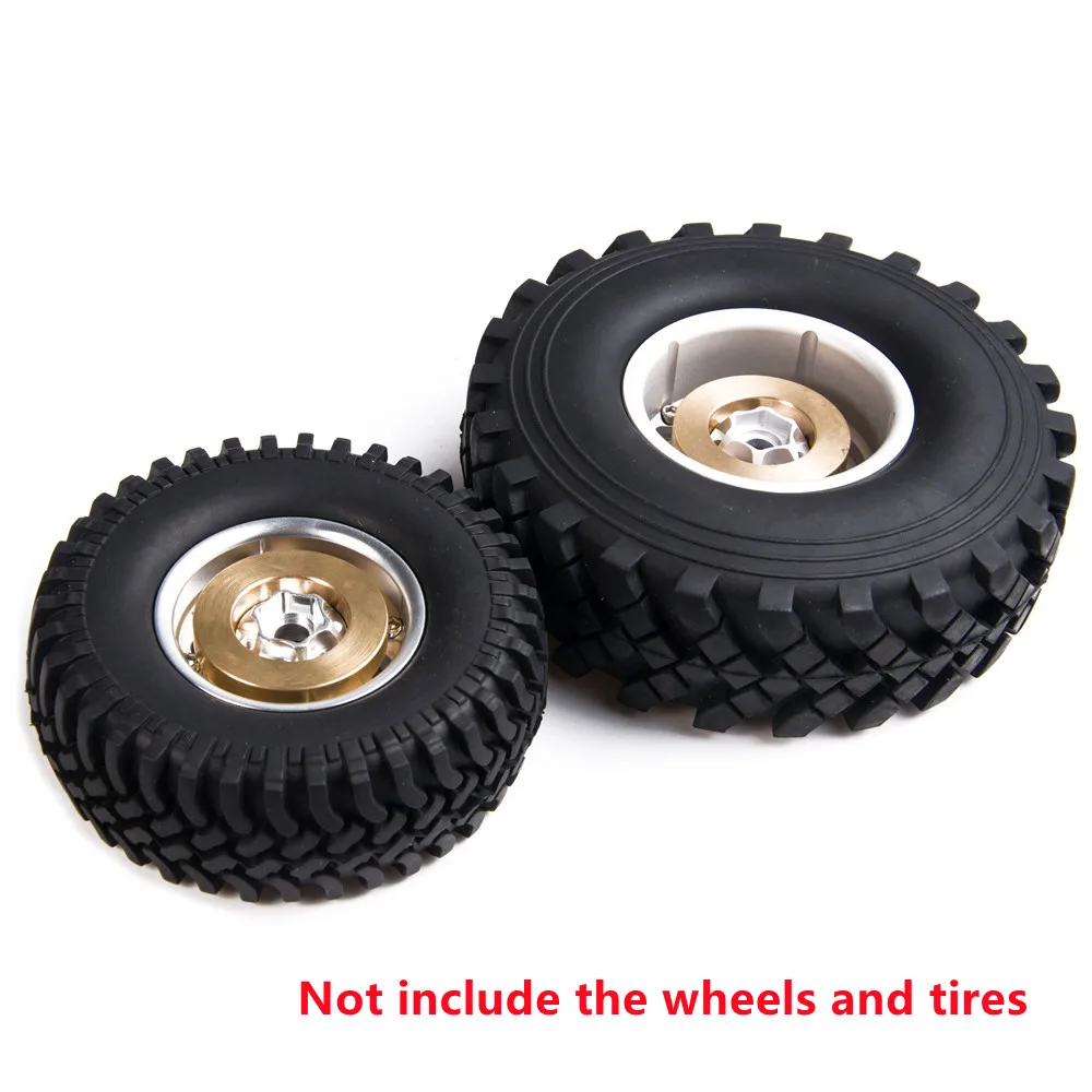 YEAHRUN Brass Internal Counterweight For 1.9 inch Wheels Rims 1/10 Axial SCX10 TRX4 Wraith RC Crawler Car Rim Hub Parts