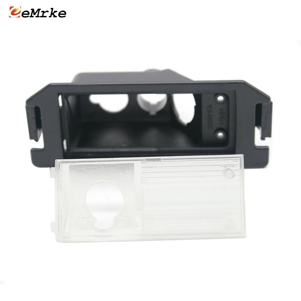 EEMRKE Car Rear View Camera Bracket License Plate Lights Housing Mount for Kia  Soul AM PS Morning TAJA Hatch 2011-2018 Soul EV