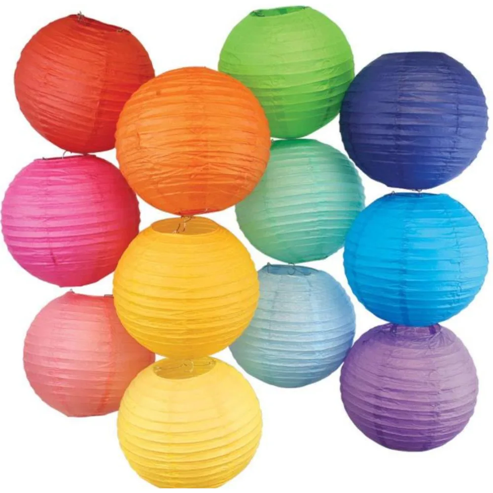 

Wholesale 500pcs 16" Round Paper Lantern 40cm Chinese Paper Lantern Wedding Lantern Festiv Decoration