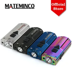 Mateminco-ミニLED懐中電灯,csf02,nicia 219c 365nm uv,赤いLED,300lm,USB充電式,自己防衛ランタン