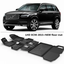 Use for Volvo XC90 custom car All-Weather TPE Floor car foot Mat Fit For Volvo XC90 waterproof trunk mat car floor mat