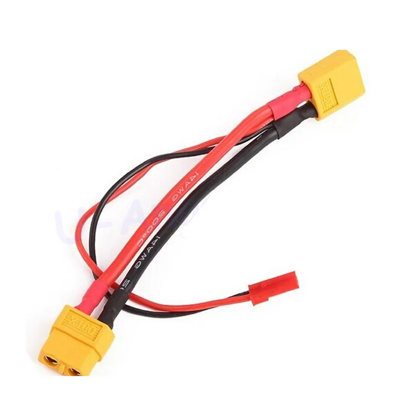 XT60 Male Convert to XT60 Female & JST Female Conversion Charger Cable for Rc Drone Car Boat Dropship