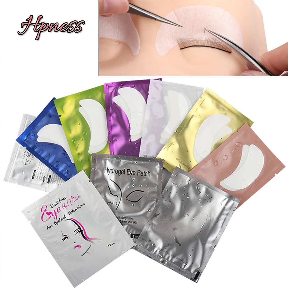 200 Pairs Gel Patch Grafting Under Eye Patches Lint Eyelashes Pad Makeup Eyepad Tools Free Stickers Your Logo Free Design