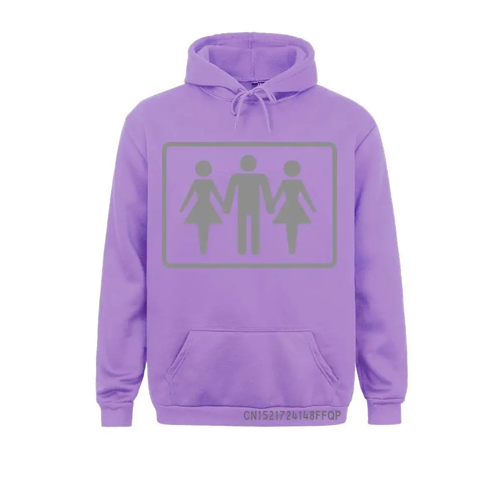 Hoodies Sweatshirts Men Fun Sweats Threesome Polygamy Pimp Funny Pullover Newest Winter