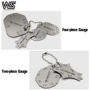 Calibro Per Saldatura In Acciaio Inox - Misuratore Per Giunti A T E Gole - Foto 7