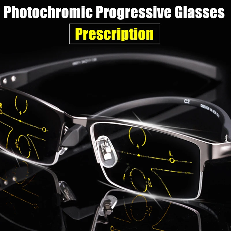 Custom Prescription Glasses Men Progressive Multifocal reading glasses astigmatism TR90 customized eyeglasses