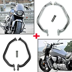 Tubo de 32mm para SUZUKI BOULEVARD Intruder M800R M109R VZR1800 06-23, protectores de motor, barras de choque para carretera, protectores de parachoques, jaula de acrobacias