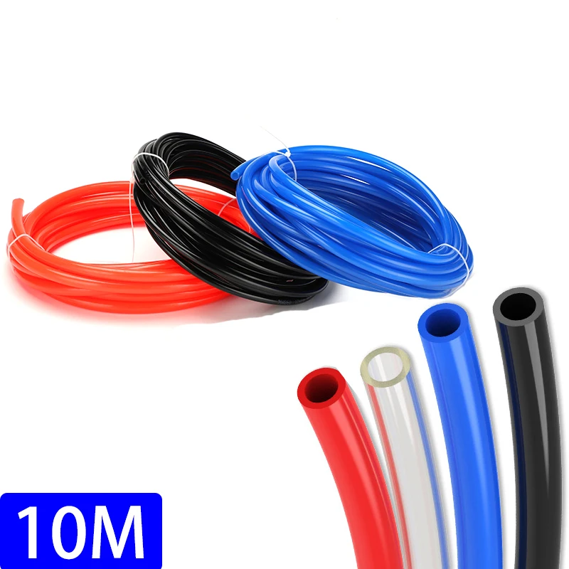 

10 Meter 8mm 6mm 4mm 10mm Air Hose Pneumatic Tube Pipe PU Hoses 12mm 14mm 16mm For Compressor Polyurethane Tubing 8x5mm 6x4 12x8