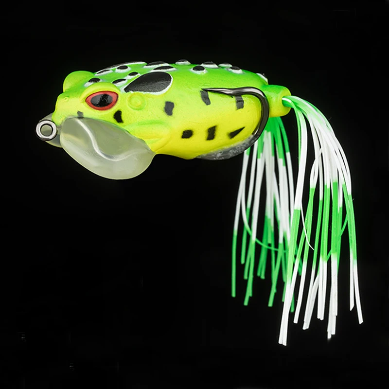 

Saltwater Freshwater Fishing Lures Bait Soft Plastic Fishing Bait Bass Topwater Frog Lures for Outdoor Accessories