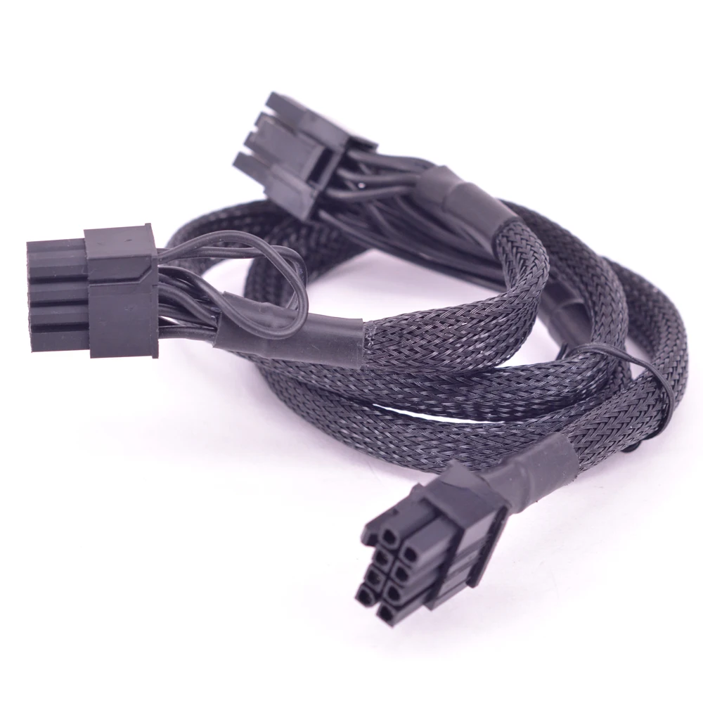 For Corsair 8pin PCIe Power Supply Cable To Dual 6+2Pin Type 3 Cable GPU 8 Pin 1 to 2 Spliter For Corsair HX850 HX750 Modular