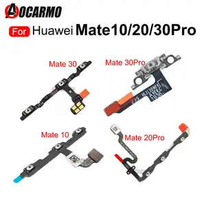 Bilashmart Power On Off Volume Buttons Flex Cable Huawei Mate 10 20 30 Pro 30P 10Pro Repair Replacement Parts