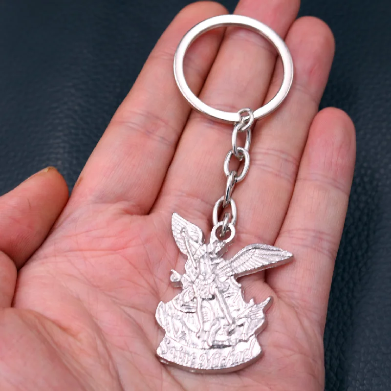 1pcs Retro Religious Keychain, Christian Charms, Catholic Charms, 3D Bible Charms, Virgin Mary Charms, Holy Father Charms, A329