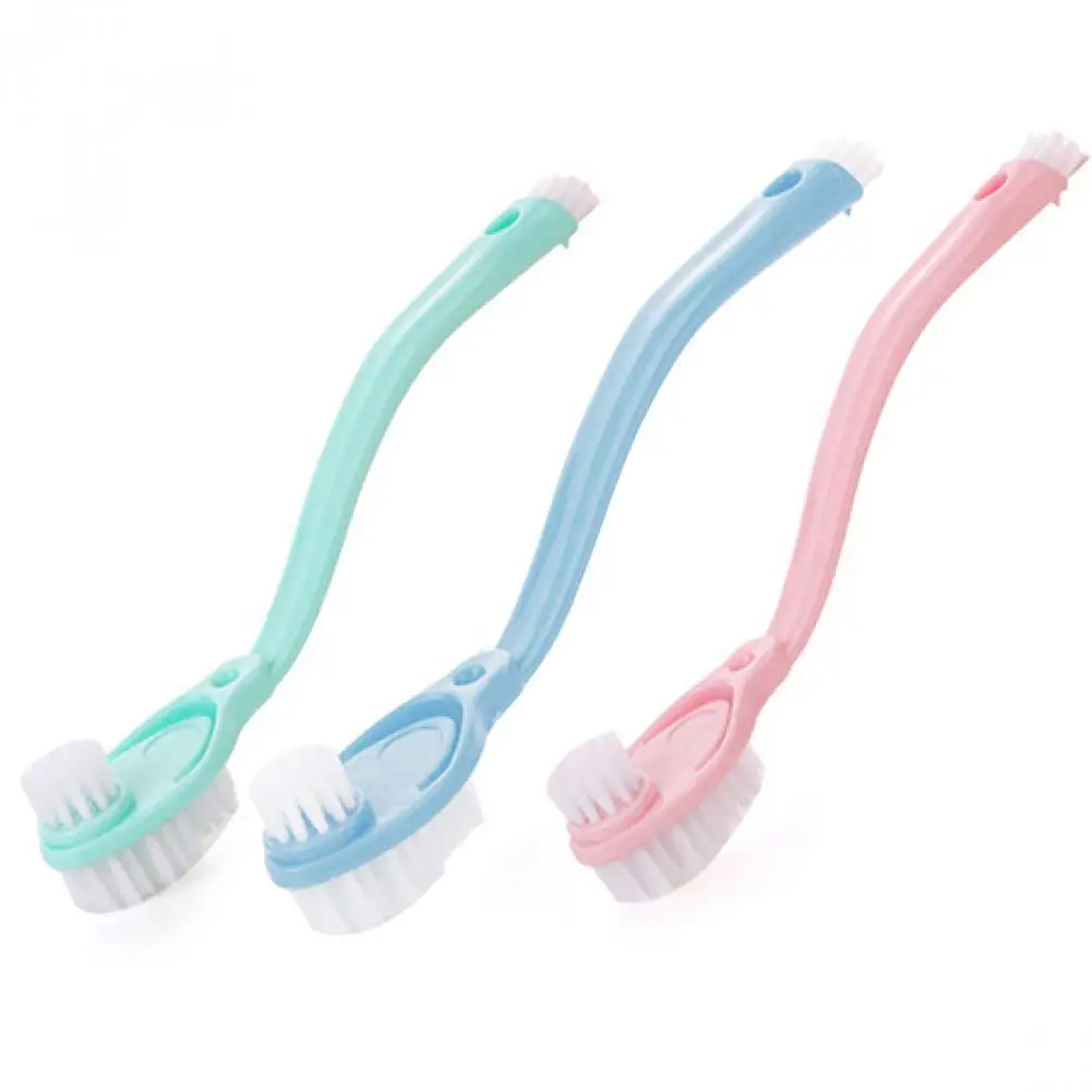 Sneakers Washing Double Head Long Handle Home Cleaning Tool Shoe Brush Household Cleaner Household Merchandises Gadgets