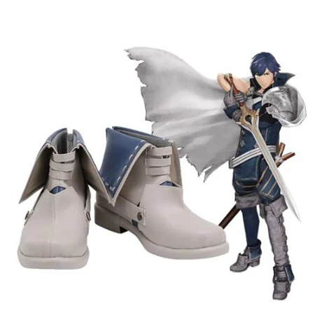 

Fire Emblem Awakening Chrom Cosplay Boots Customized Leather Shoes Unisex Comic-Con Cosplay Accessories Halloween Party Shoes