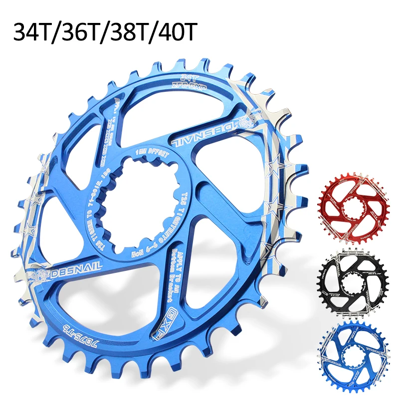 BDSNAIL 7075 MTB Bike Crankset Plate 34T 36T 38T 40T  Bicycle  Fit For GXP XX1 X9 XO X01 BB30 Crankset