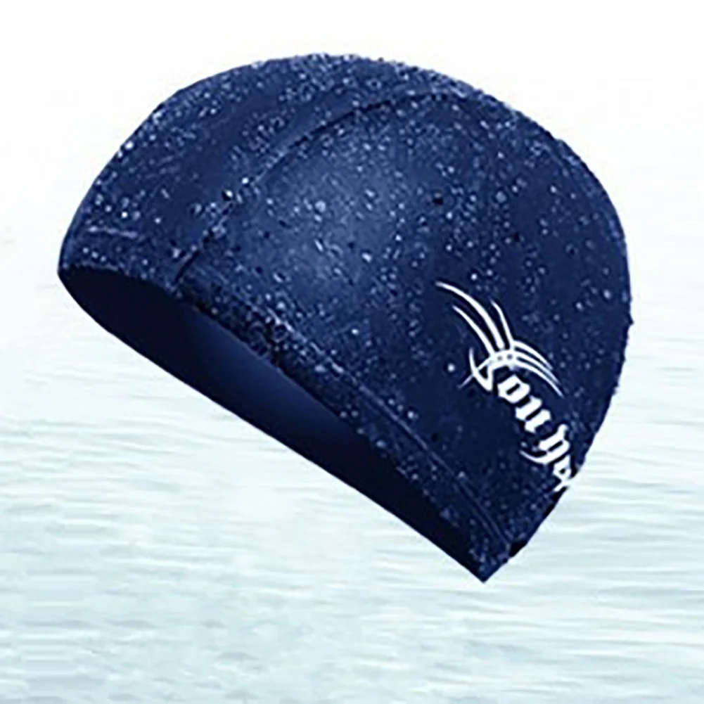 Men Swimming Cap Cloth Spandex Bag Long Hair High-end Breathable Swim Cap For Swimming Pools