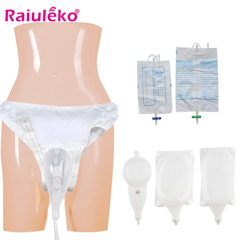 Male / Female/elderly  Urine Bag Urine Collection Set Breathable Urinal Spill Proof Bag For Urine Incontinence