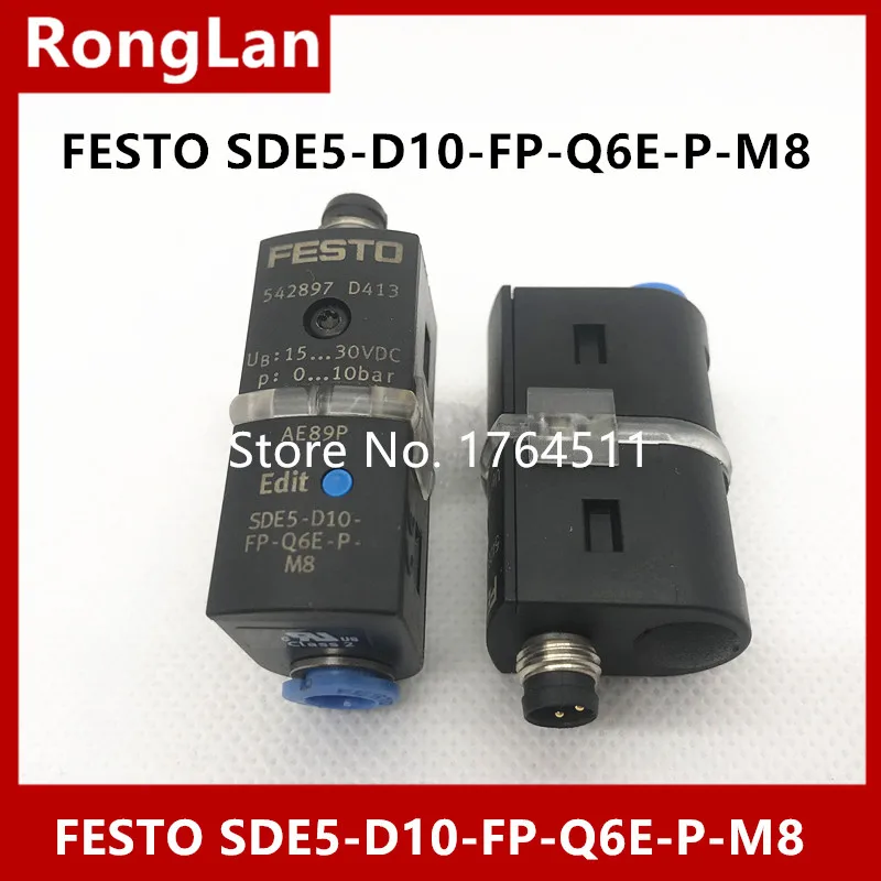 

New original authentic FESTO pressure switch SDE5-D10-FP-Q6E-P-M8 stock 542897 SDE5-D10-O-Q6E-P-K 542890