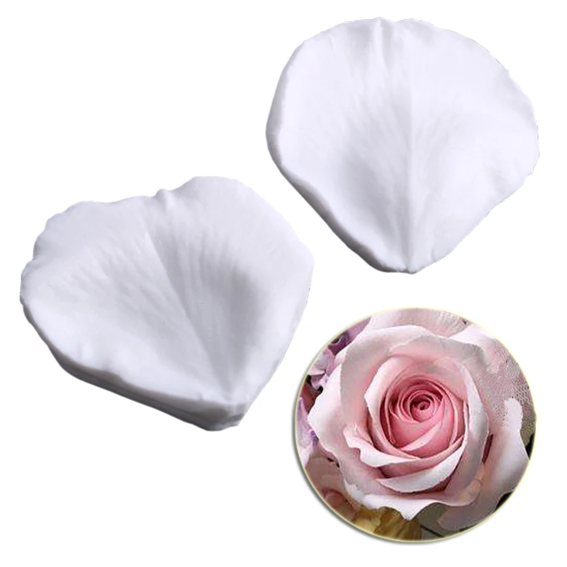 

NEW Large Rose Veiners Silicone Mold Fondant Cake Decorating Tool Gumpaste Sugarcraft Mould M2143