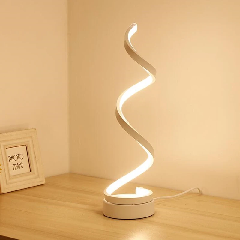 

110-240V Esthetic Acrylic Smart Dimmable Table Lamp Living Room Bedroom Light With Remote Controller Home Decoration