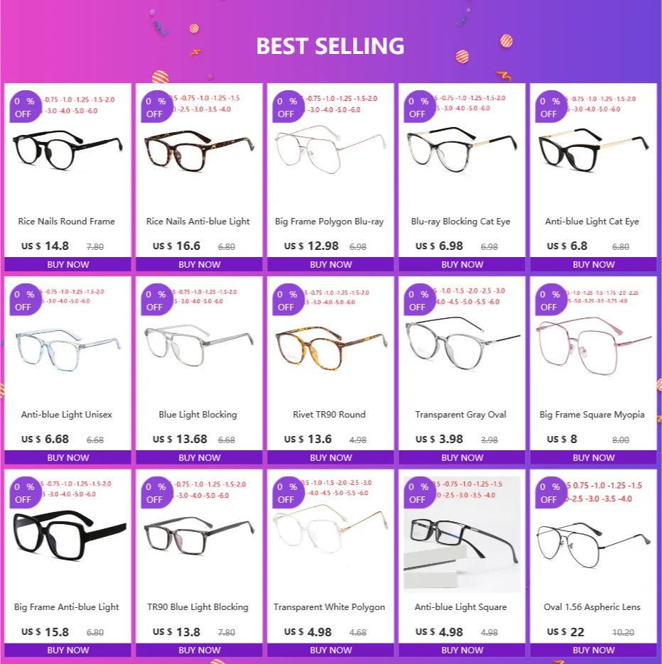 GSBJXZ Modische Myopie-Clip-Sonnenbrille für Herren und Damen mit 5 Clip-on-Sonnenbrillen, polarisierte Brillen, 0–0,5–0,75 bis –4,0 – Detail 1