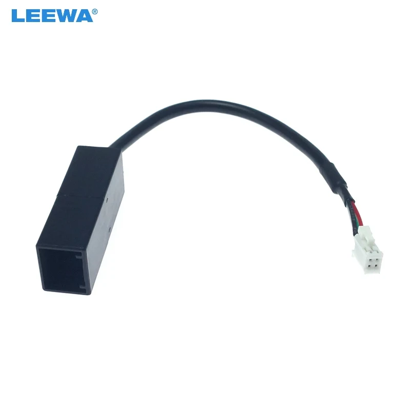 

LEEWA 10pcs Car Radio Audio 4Pin Connector to USB Input Wire Adapter For Honda CRV City Mitsubishi ASX USB Cable #CA6366