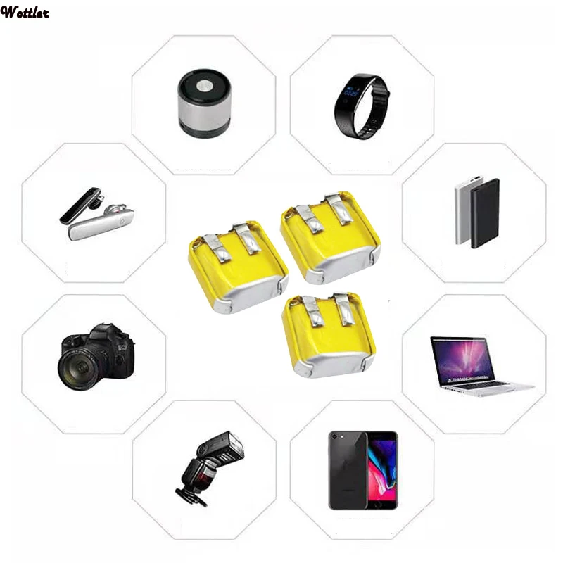 401010 401012 폴리머 리튬 배터리, I7, i8, i9, i10 이어폰 헤드셋, MP3, MP4, 장난감 GPS에 적합, 3.7v, 50mah, 501012, 30MAH, 4 개