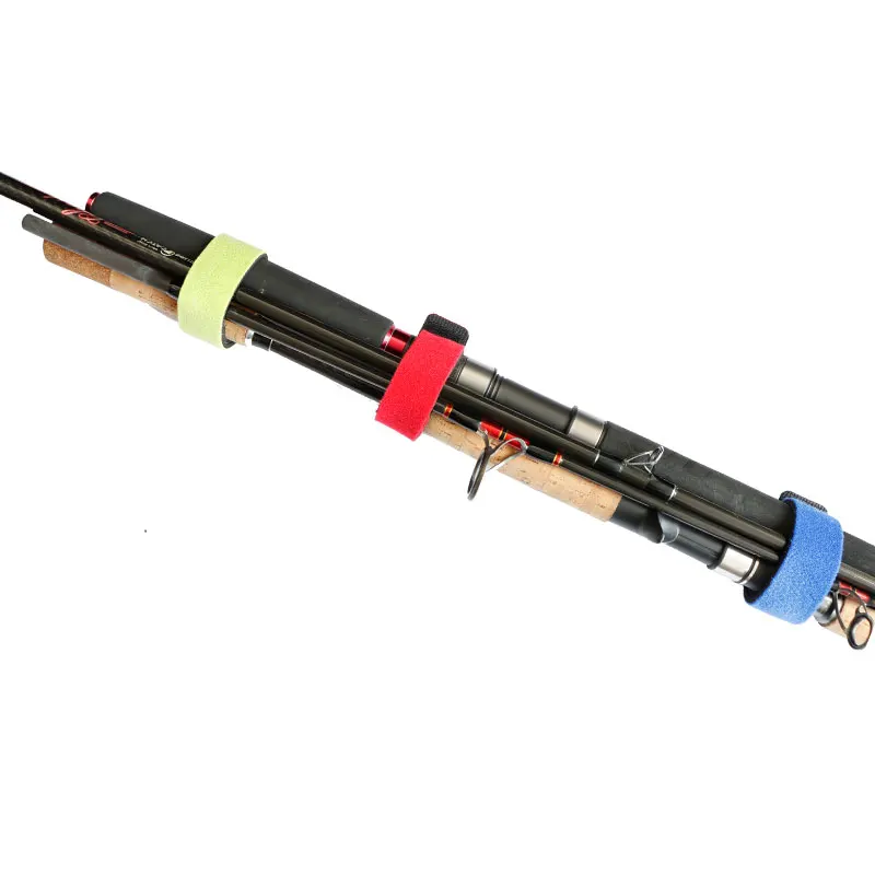 Amarre Lanyard para caña de pescar – Cordón reutilizable negro y azul - imagen 5