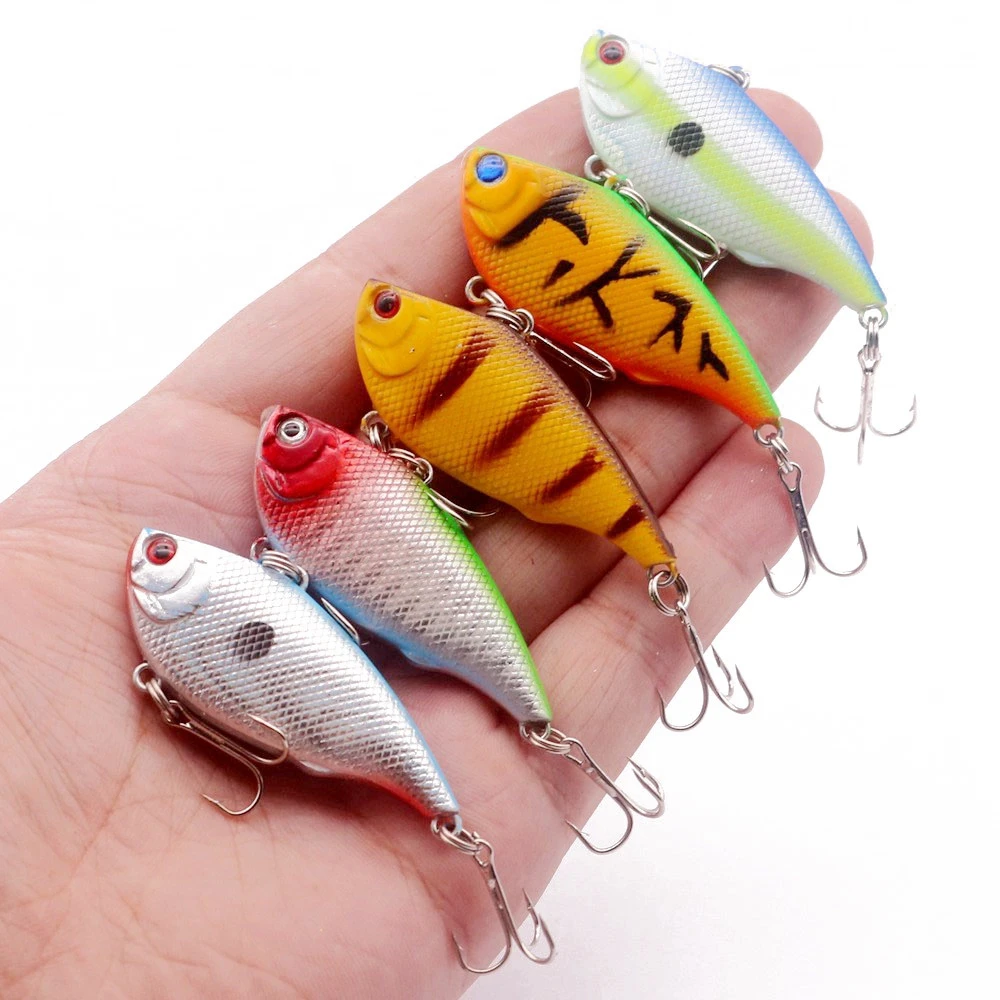 1pcs Plastic VIB Lures Fishing Vibration 7.3g 5.5cm Sinking Jerkbait   Wobblers on Pike Isca Artificial Hard Bait Pesca Tackle