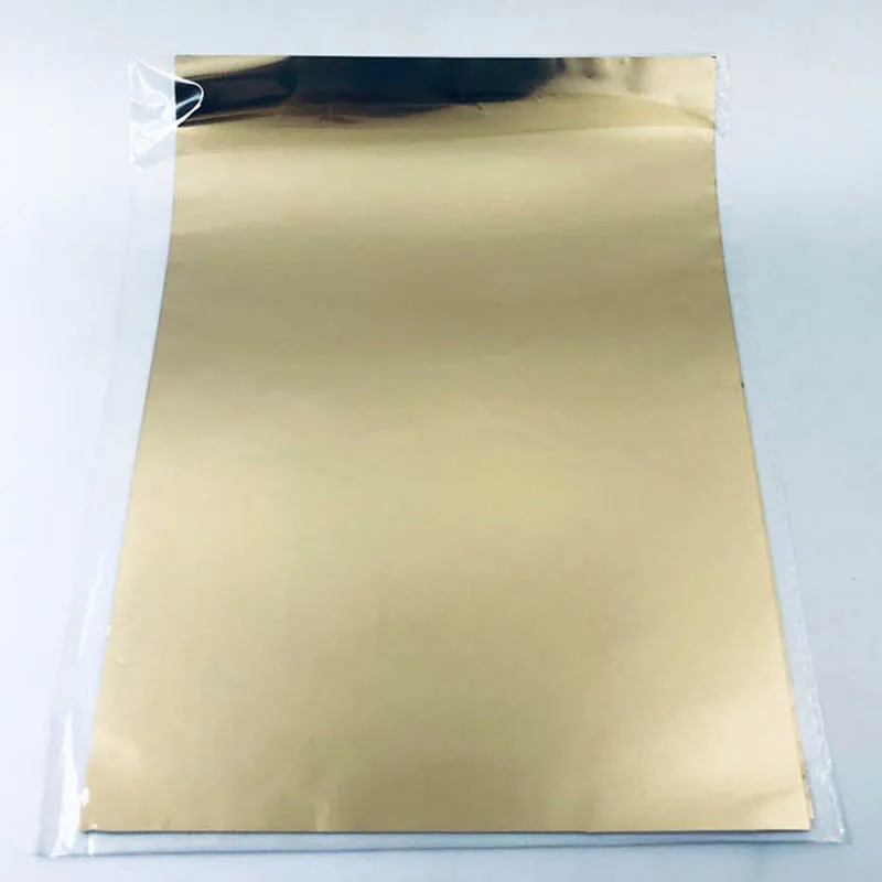 50Pcs New Gold Black Red Hot Stamping Foil Paper Laminator Laminating Transfer on Elegance Laser Printer Craft Paper 20x29cm A4