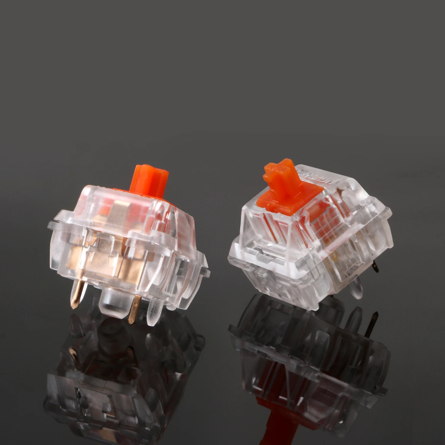 New arrival Healios 63.5g Linear Mute Slient Orange Switch For Customized Mechanical Keyboard Transparent Shell Gateron Switches