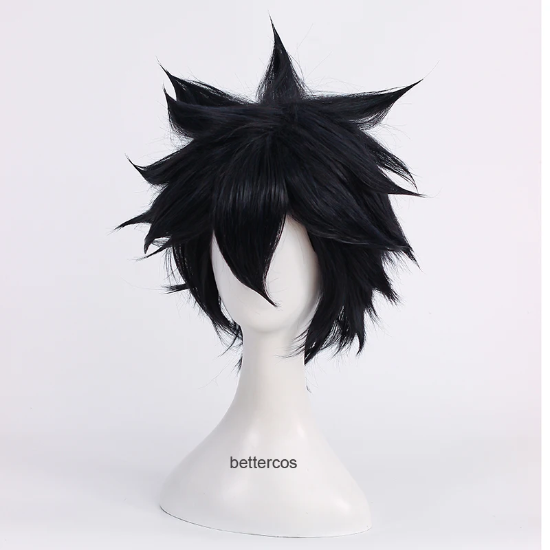 Gray Fullbuster Cosplay Wig Short Heat Resistant Synthetic Hair Wig + Wig Cap