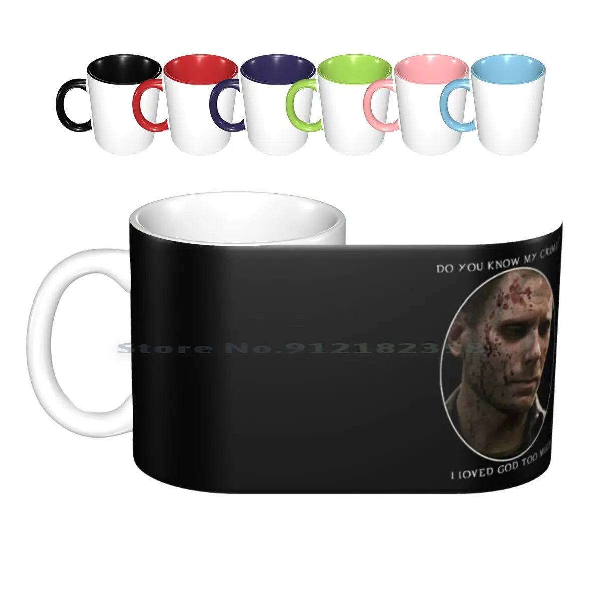 Lucifer-I Loved God Too Much Ceramic Mugs Coffee Cups Milk Tea Mug Supernatural Spn Lucifer Mark Pellegrino Satan Creative