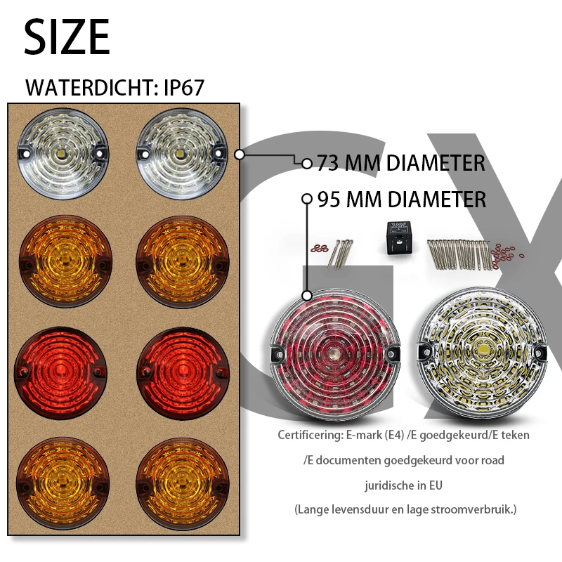 10pcs multi Front + Rear Fog Lamp Reversing Light Complete LED Defender Upgrade Kit For Land Rover Defender 1990-2016