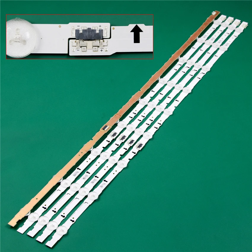 LED Illumination For Samsung UA40J5100AJ UA40J5100AK UA40J5100AR AW LED Bar Backlight Strip Line Ruler D4GE-400DCA-R1 400DCB-R2