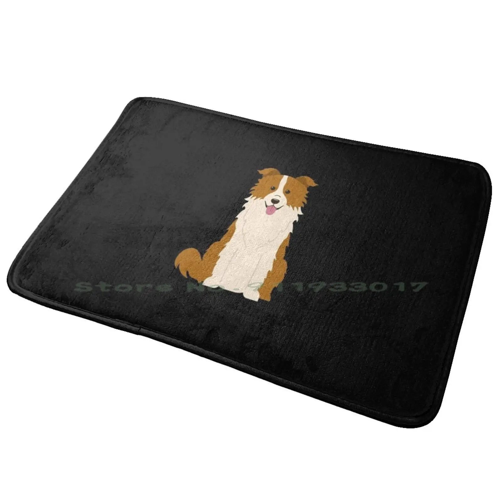 Border Collie-Gift For Border Collie Lover Dog Breed Entrance Door Mat Bath Mat Rug Yaris Gazoo Racing Greece Wrc Modified