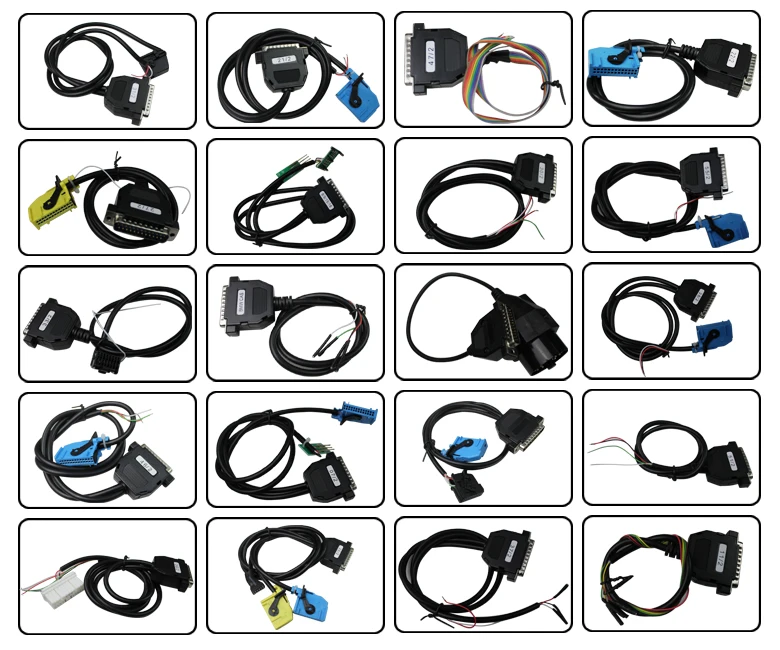 Newest Diagnostic tool Set Cables for Digiprog III Digiprog 3 Odometer Programmer Cables Set for Digiprog III