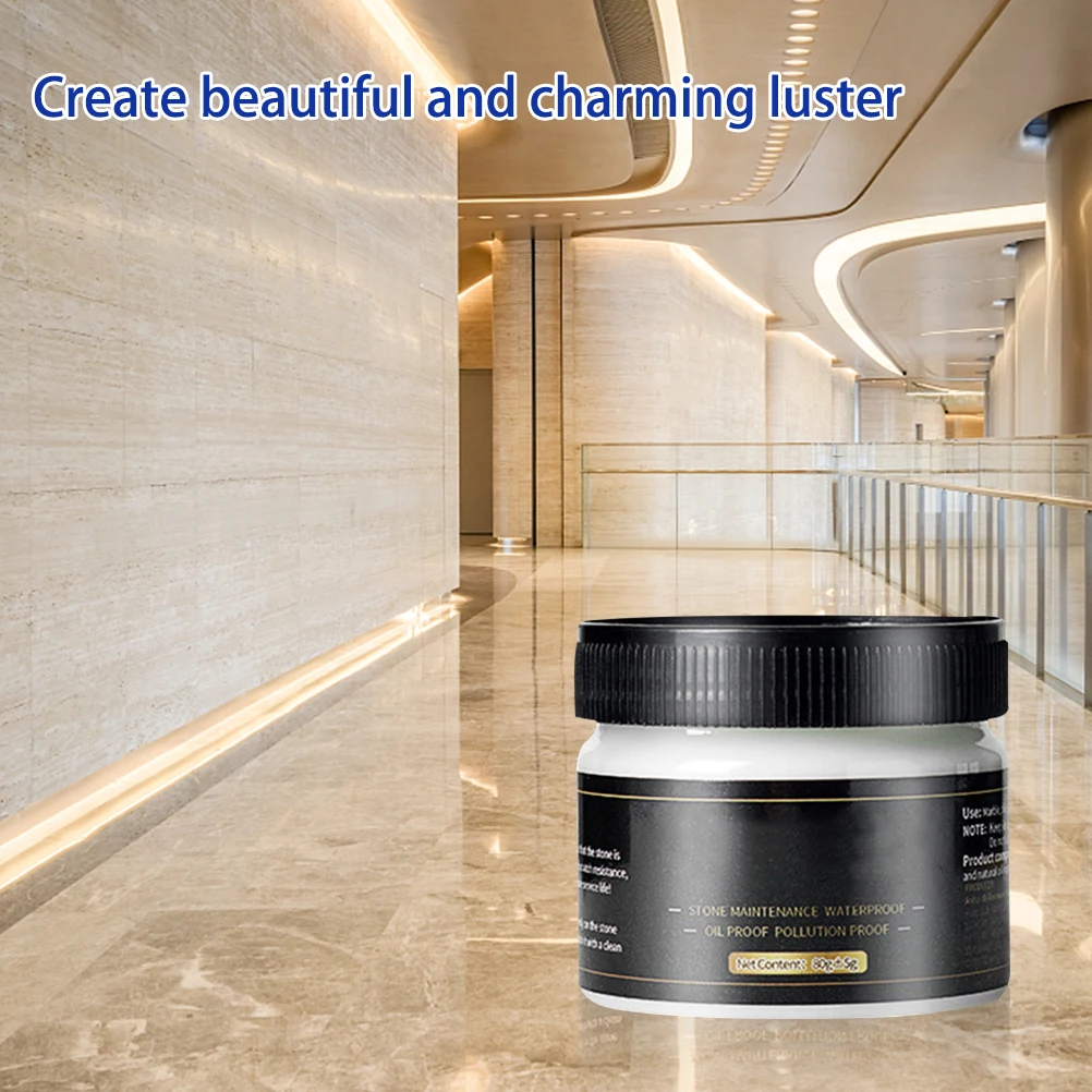 Stone Care Wax Maintenance Polishing Crack Proof Polish Cleaner for Soapstone Countertops Ceramic Tile Floors Beautify Protect