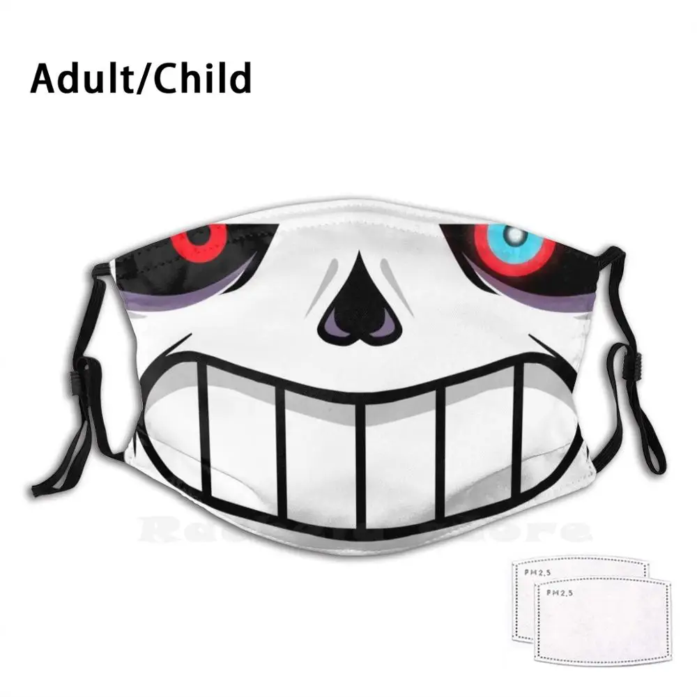 

Dust Sans Funny Print Reusable Pm2.2872 Filter Face Mask Sans Undertale Dusttale Sans Dusttale Dust Sans Undertale Au