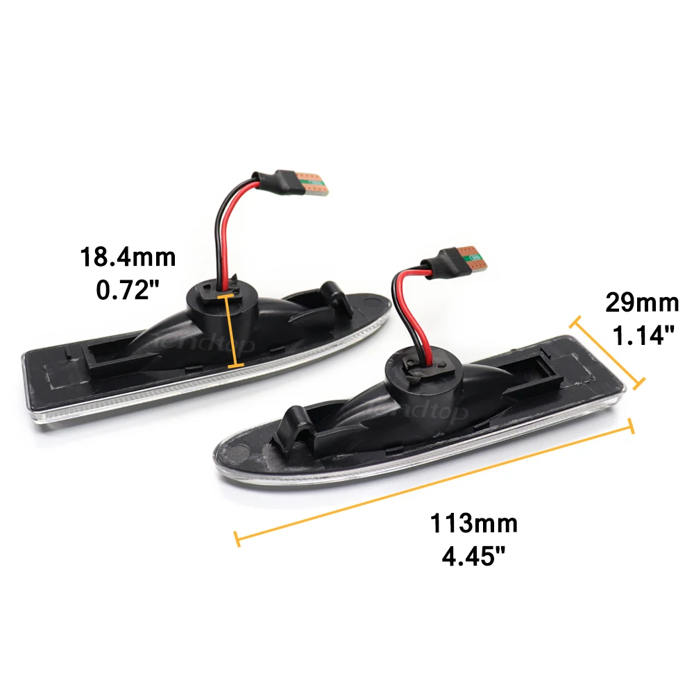 Turn Repeater LED Dynamic Turn Signals Lights Side Marker Blinker For Jaguar X-Type 2002 2003 2004 2005 2006 2007 2008 2009