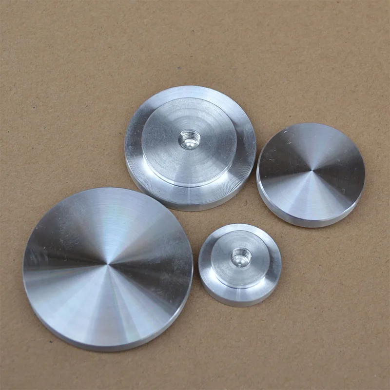 Furniture Pad Leg Coffee Glass Table Bracket Foot Support Rods Round Aluminum Pie Decorative Part DIY Hardware